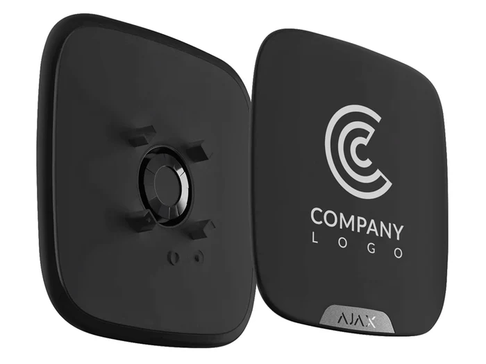 Ajax StreetSiren plaque - plastique, fermeture par clic, noir
