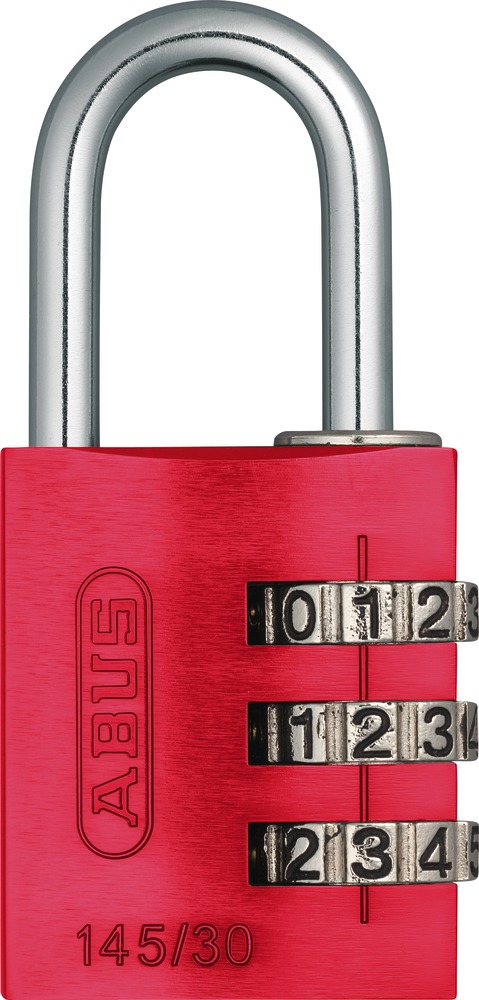 ABUS - Cadenas à combinaison 145/30 Rouge Lock-Tag - Cadenas de sécurité  économiques en ligne - Avec A-DIRECT ®