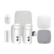 Ajax Kit Hub 2 Plus - Set Ajax avec clavier 1 HomeSiren + 2 MotionCam (Blanc)