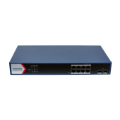 DS-3E1710HP-SI-8P2X - 8 Gigabit PoE Ports Switch, 2x 10G Fiber Ports