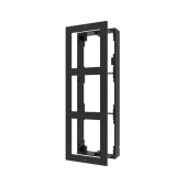 DS-KD-ACW3/Black - Support alu. 3 modules Interphone vidéo
