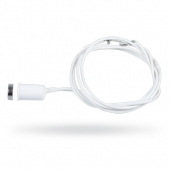 Mini-contact magnétique rond à encastrer avec câble de 40 cm, blanc