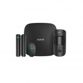 Ajax Hub 2 Plus Set - Alarmanlage Set Funk LAN / WLAN / 3-4G, schwarz