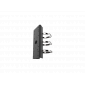 DS-1275ZJ-SUS(Black) - Support horizontal pour mât 