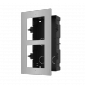 DS-KD-ACF2/S - Support Inox 2 modules Interphone vidéo