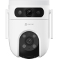 EZVIZ H9c 2K - Caméra Wi-Fi à double objectif panoramique et inclinable