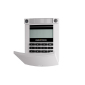 JA-154E-WH - Zugangsmodul mit LCD Display, Tastatur und RFID- Lesegerät - Reines Weiss