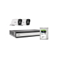 TVVR36423T - ABUS Komplett-Set mit 2 PoE Mini Tube-Kameras + Rekorder