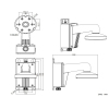 Hikvision - DS-1273ZJ-140B - Wand Halterung mit Junction Box_3