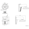 Hikvision - DS-1273ZJ-140 - Wand Halterung mit Junction Box_2