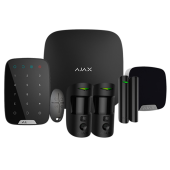 Ajax Kit Hub 2 Plus - Set Ajax avec clavier 1 HomeSiren + 2 MotionCam (noir)