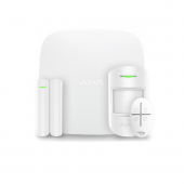 Ajax Hub 2 Plus Set - Alarmanlage Set Funk LAN / WLAN / 3-4G, weiss