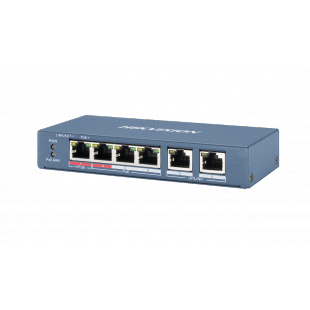 DS-3E0106HP-E - 4 Port Fast Ethernet Unmanaged POE Switch