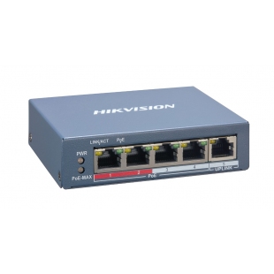 DS-3E1105P-EI - 4 Port Fast Ethernet Smart POE Switch