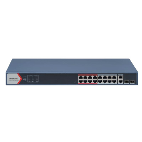 DS-3E1318P-EI(B) - 16 Port Fast Ethernet Smart POE Switch_1