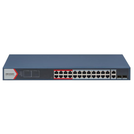 DS-3E1326P-EI(B) - 24 Port Fast Ethernet Smart POE Switch_1
