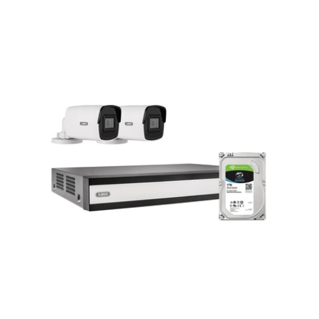 ABUS TVVR36423T - ABUS Komplett-Set mit 2 PoE Mini Tube-Kameras + Rekorder_1