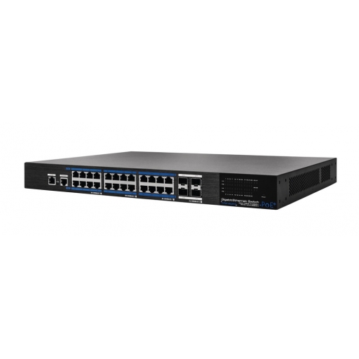 ABUS ITAC10130 - 24-Port PoE Gigabit Switch Managed