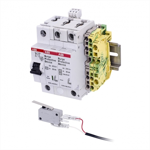 VIVOTEK AT-SWH-000 Sicherungskit (100~275VAC): 20-40KA, DIN-Rail