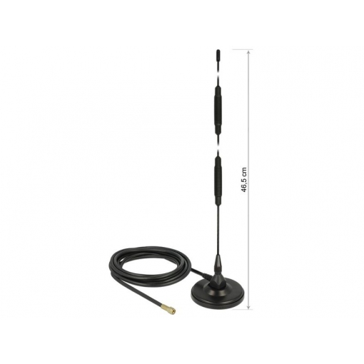 Antenne GSM 2G/3G/LTE/UMTS  à pied magnétique, 7 dBi, 3m SMA, in- und outdoor