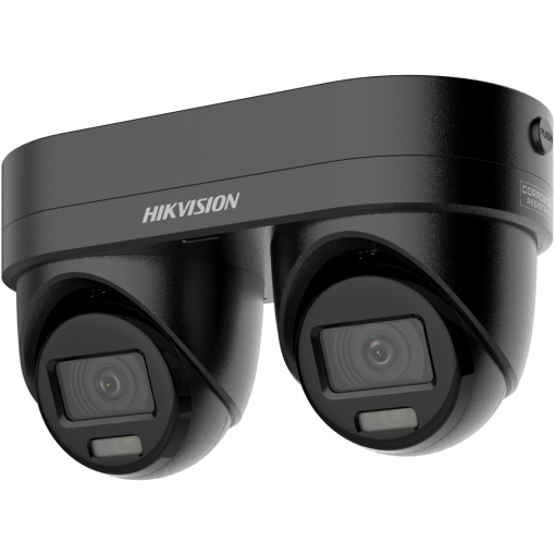 DS-2CD2346G3D-IZ2UY/SL(2.8/4)BLACK - Caméra 4MP IP Turret Dual-Objectif Fixe, zoom motorisé