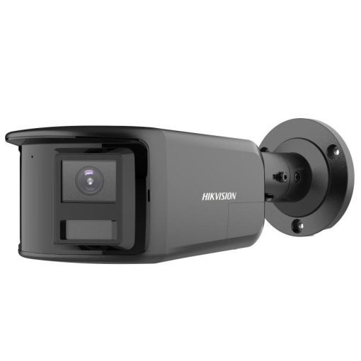 DS-2CD2T83G2P-LISU/SL(180°)/BLACK - 8MP Panoramic AcuSense Festobjektiv Bullet IP Kamera