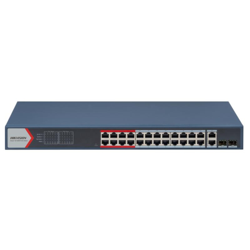 DS-3E1326P-EI(B) - 24 Port Fast Ethernet Smart POE Switch