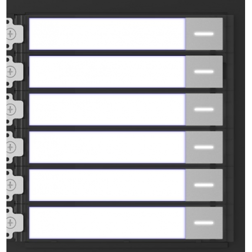 DS-KD-KK - Module étiquettes de platine de rue Série Pro KD8