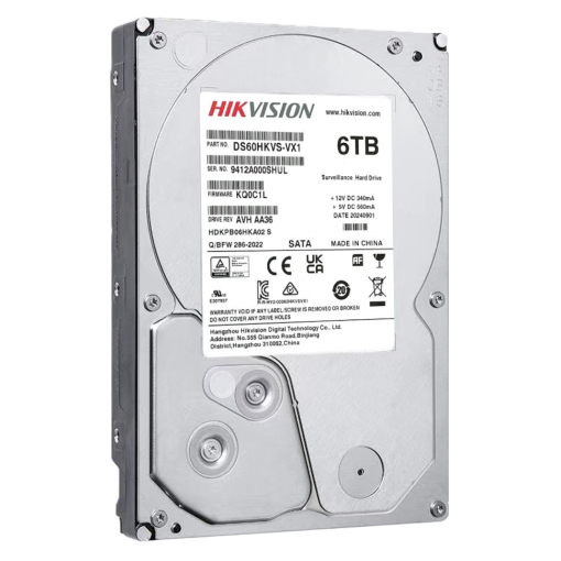 DS60HKVS-VX1 - Disque dur   6TB - Hautes performances, 7x24h