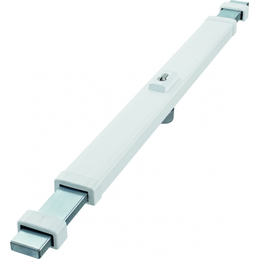 Barre de porte - ABUS PR2800 LP 735-980mm blanc, sans cylindre