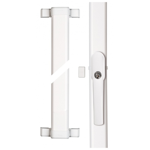 ABUS FUFT50031W - Secvest Funk-Fensterstangenschloss FOS 550 E - AL0125 (weiß) 