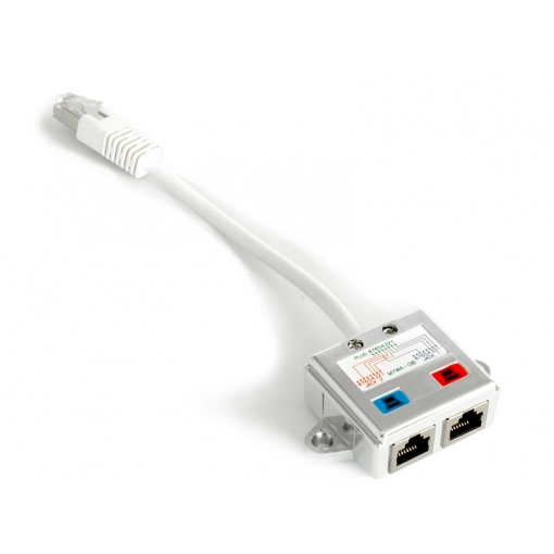 Doubleur passif de connection RJ-45, 100Mbps (1 unités) - Avec A-DIRECT ®