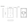 DS-K1109DKB - Lecteur de cartes_2