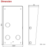 DS-KABD8003-RS2/S - Protection anti-pluie pour platine de rue Inox_2